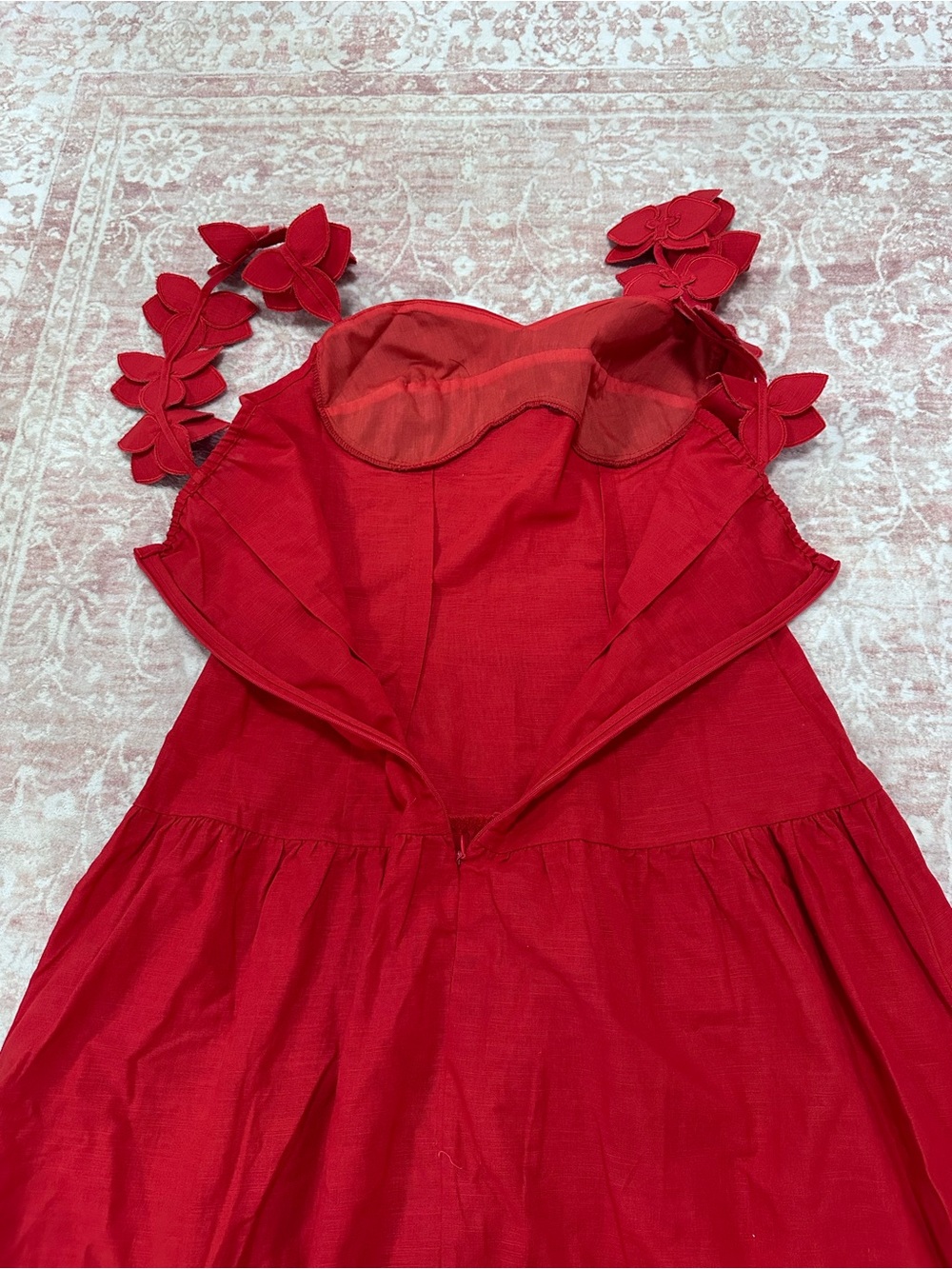 NWT 🌹 Commense Floral Strap Drop Waist Dress - Picture 8 of 14
